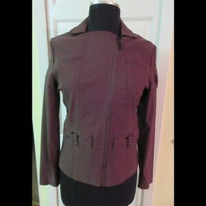 Jamie Sadock  jacket zip front rayon blend sz S